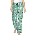 thumbnail image 1 of Haiem Panda Bathing In The Bath Women's Pajama Pants Ultra Lightweight Pjs Bottoms Sleepwear Bottom Pants With Pocket Drawstring-Medium, 1 of 7