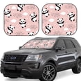 thumbnail image 1 of Haiem Panda Flying In The Sky Between Clouds And Star Windshield Sun Shade: Universal Foldable 2-Piece Car Front Window Sunshade - Blocks Uv Rays, And Reduces Heat,Essential Car Accessory Medium, 1 of 7