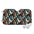 thumbnail image 1 of Haiem Parrot Car Windshield Sun Shade - Blocks UV Rays Sun Visor Protector, Sunshade to Keep Your Vehicle Cool, Universal Fit SUV Van Sedan-Medium, 1 of 7