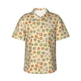 thumbnail image 1 of Haiem Paw In Groovy Style Printed Hawaiian Shirt for Men - Men’s Casual Beach Summer Shirts - Stretch Fabric with Modern Fit-XX-Large, 1 of 7