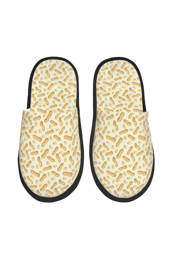 Peanuts3 Print Fuzzy Slippers for Women Plush Slippers Winter Fluffy House Shoes Indoor Outdoor-Large