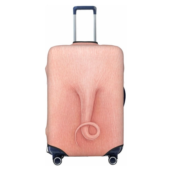 Haiem Pig'S Tail Luggage Cover Printed Suitcase Covers for Luggage Elastic Washable Suitcase Protector Fits 18-32 Inch Luggage-Small
