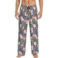 thumbnail image 1 of Haiem Pigs 1 Men's Pajama Pants Ultra Lightweight Pjs Bottoms Sleepwear Bottom Pants With Pocket Drawstring-Large, 1 of 7