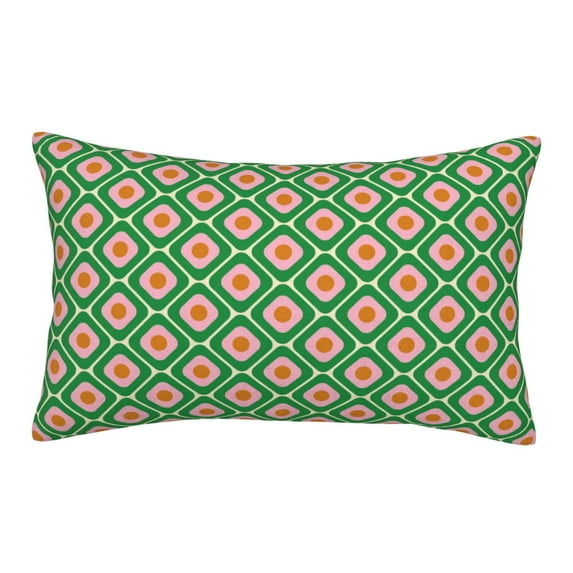 Haiem Pillowcase for Hair and Skin Queen - 60s and 70s Style Printed Soft Pillowcase with Envelope Closure-14"x20"