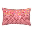 thumbnail image 1 of Haiem Pillowcase for Hair and Skin Queen - Chocolate with Flowing Cream Printed Soft Pillowcase with Envelope Closure-14"x20", 1 of 9