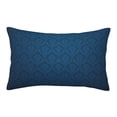thumbnail image 1 of Haiem Pillowcase for Hair and Skin Queen - Dark Blue Printed Soft Pillowcase with Envelope Closure-14"x20", 1 of 8