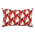 thumbnail image 1 of Haiem Pillowcase for Hair and Skin Queen - Fire Symbols Printed Soft Pillowcase with Envelope Closure-16"x24", 1 of 9