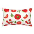 thumbnail image 1 of Haiem Pillowcase for Hair and Skin Queen - Fresh Red Tomato Printed Soft Pillowcase with Envelope Closure-16"x24", 1 of 9