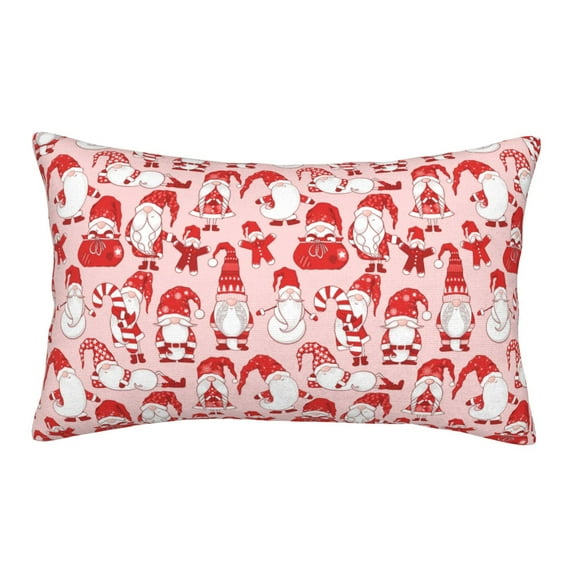 Haiem Pillowcase for Hair and Skin Queen - Gnome Merry Christmas Printed Soft Pillowcase with Envelope Closure-20"x30"
