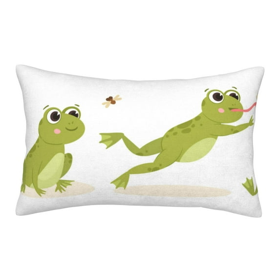 Haiem Pillowcase for Hair and Skin Queen - Hunting Frog Printed Soft Pillowcase with Envelope Closure-16"x24"