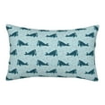 Haiem Pillowcase for Hair and Skin Queen Party Shark Cute Printed