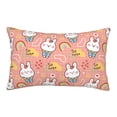 thumbnail image 1 of Haiem Pillowcase for Hair and Skin Queen - Rabbit So Cute Printed Soft Pillowcase with Envelope Closure-14"x20", 1 of 8