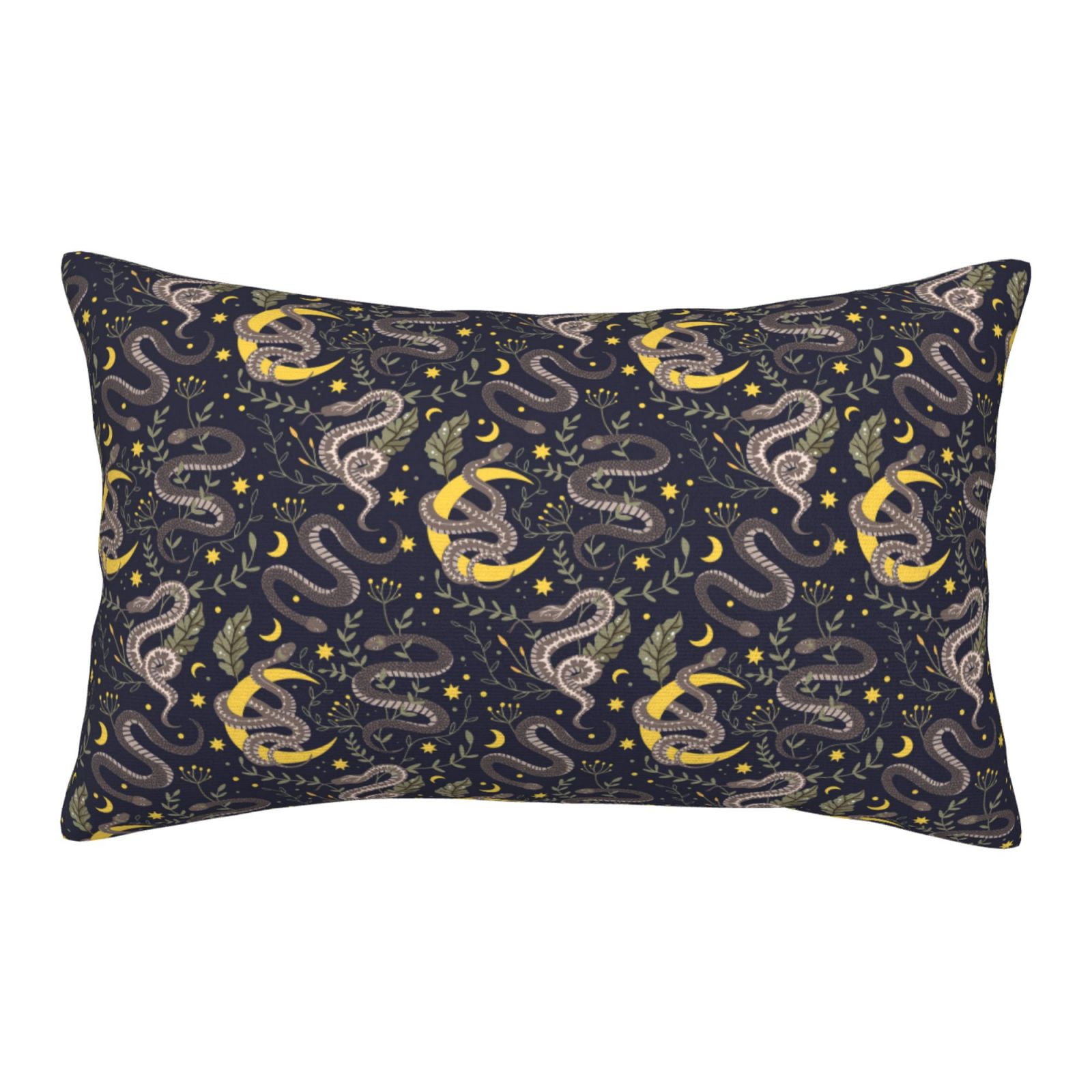 Haiem Pillowcase for Hair and Skin Queen Snake Sleep Printed Soft