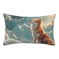 thumbnail image 1 of Haiem Pillowcase for Hair and Skin Queen - Starry Sky Cloud Fox Printed Soft Pillowcase with Envelope Closure-14"x20", 1 of 8