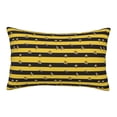 thumbnail image 1 of Haiem Pillowcase for Hair and Skin Queen - Striped With Bees Printed Soft Pillowcase with Envelope Closure-16"x24", 1 of 8