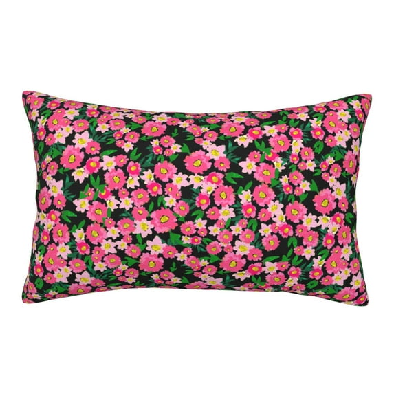 Haiem Pillowcase for Hair and Skin Queen - Trendy Floral Printed Soft Pillowcase with Envelope Closure-20"x30"