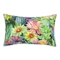 thumbnail image 1 of Haiem Pillowcase for Hair and Skin Queen - Watercolor Blooming Cactus Printed Soft Pillowcase with Envelope Closure-20"x30", 1 of 9