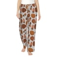 thumbnail image 1 of Haiem Pinecone Autumn Pattern Women's Pajama Pants Ultra Lightweight Pjs Bottoms Sleepwear Bottom Pants With Pocket Drawstring-X-Large, 1 of 7