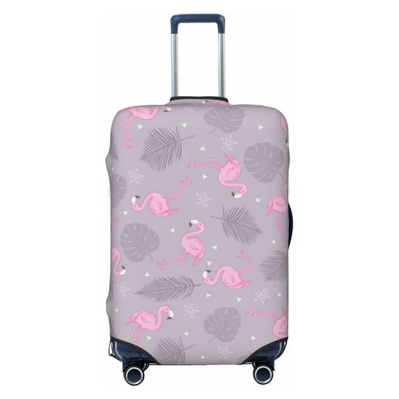Haiem Pink Flamingo Luggage Cover,Durable, Washable Suitcase Protector With Anti-Scratch Technology - Keep Your Luggage Looking New Large