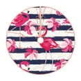 thumbnail image 1 of Haiem Pink Flamingos Pattern Christmas Tree Skirt Merry Christmas Party Christmas Tree Decoration,New Year Decorations-36", 1 of 6
