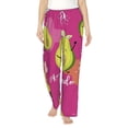 thumbnail image 1 of Haiem Pink Green Avocado Women's Pajama Pants Ultra Lightweight Pjs Bottoms Sleepwear Bottom Pants With Pocket Drawstring-Large, 1 of 9