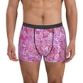 thumbnail image 1 of Haiem Pink Roses Men's Boxer Briefs, Every Day Comfort Stretch Cotton Moisture-Wicking Underwear-X-Large, 1 of 5