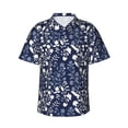 thumbnail image 1 of Haiem Plant Printed Hawaiian Shirt for Men - Men’s Casual Beach Summer Shirts - Stretch Fabric with Modern Fit-X-Large, 1 of 9