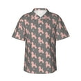thumbnail image 1 of Haiem Poodle Dog Printed Hawaiian Shirt for Men - Men’s Casual Beach Summer Shirts - Stretch Fabric with Modern Fit-Small, 1 of 9