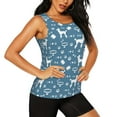 thumbnail image 1 of Haiem Poodle Dog Workout Tank Tops for Women, Athletic Sports Slim-Fit Tank Tops, Compression Sleeveless Dry Fit Shirts,Athletic Shirt-XX-Large, 1 of 9