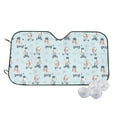 thumbnail image 1 of Haiem Poodle Playing Skateboard Car Windshield Sun Shade - Blocks UV Rays Sun Visor Protector, Sunshade to Keep Your Vehicle Cool, Universal Fit SUV Van Sedan-, 1 of 7