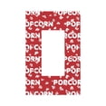 thumbnail image 1 of Haiem Popcorn2 Pattern Decorative Wall Plates, 1-Gang 5.0" x3.0", Unbreakable Thermoplastic Faceplate Cover for Decorator Receptacle Outlet & Switch-Style U, 1 of 6