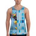 thumbnail image 1 of Haiem Prague Ratter Dog in Bathtub Men Workout Tank Top Gym Bodybuilding Sleeveless Muscle T Shirts Athletic Tank Breathable Workout Shirt-Small, 1 of 9