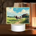 thumbnail image 1 of Haiem Prairie Pasture Cow Pattern Acrylic Night Light Gift with 3 Color ModesTouch-Sensitive LED Lamp Perfect Gift for Mother's Day, Birthday, or Christmas, 1 of 9