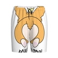 thumbnail image 1 of Haiem Prince Corgi Dog Men's Pajama Short with Soft Woven Cotton Elastic Waistband Sleep Short-XX-Large, 1 of 9