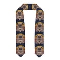 thumbnail image 1 of Haiem Pug dog Yoga Pattern Graduation Stole 2024 | Premium Satin Sash for Graduation Ceremony, 1 of 7