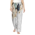 thumbnail image 1 of Haiem Pumpkin And White Marble Women's Pajama Pants Ultra Lightweight Pjs Bottoms Sleepwear Bottom Pants With Pocket Drawstring-XX-Large, 1 of 9