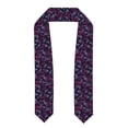 thumbnail image 1 of Haiem Purple Butterfly Pattern Graduation Stole 2024 | Premium Satin Sash for Graduation Ceremony, 1 of 7