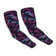 thumbnail image 1 of Haiem Purple Butterfly UV Protection Cooling Arm Sleeves for Men and Women UPF 50 Sun Sleeve, 1 of 8