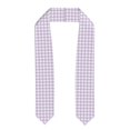 thumbnail image 1 of Haiem Purple Checkboard Pattern Graduation Stole 2024 | Premium Satin Sash for Graduation Ceremony, 1 of 7