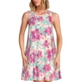 thumbnail image 1 of Haiem Purple Watercolor Flowers for Women’s Summer Dresses – Casual Sleeveless Tank Loose Sundress, Lightweight Beach Dress, 1 of 7