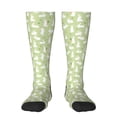 thumbnail image 1 of Haiem Rabbit And Carrot (2) Socks, Funny Novelty Crazy Design Cotton Socks Sports Socks Knee High Socks For Men, Women,1Pairs - Gift For Working Friends, 1 of 9