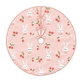 thumbnail image 1 of Haiem Rabbit And Cherry Pattern Christmas Tree Skirt Merry Christmas Party Christmas Tree Decoration,New Year Decorations-30", 1 of 6