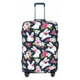 thumbnail image 1 of Haiem Rabbit And Rose Luggage Cover Printed Suitcase Covers for Luggage Elastic Washable Suitcase Protector Fits 18-32 Inch Luggage-Medium, 1 of 9