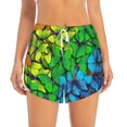 thumbnail image 1 of Haiem Rainbow Butterflies Women's 2 in 1 Running Shorts - Lightweight Athletic Workout Gym Yoga Breathable Sports Shorts Liner with Phone Pockets-Large, 1 of 9