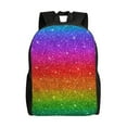 thumbnail image 1 of Haiem Rainbow Glitter Backpack - Stylish and Durable 15-inch Laptop Backpack with Waterproof Oxford Fabric, 1 of 8