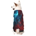 thumbnail image 1 of Haiem Red And Blue Fire for Winter Dog Hoodie Sweatshirts with Pockets Warm Dog Clothes for Small Dogs Chihuahua-X-Large, 1 of 7