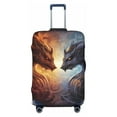 thumbnail image 1 of Haiem Red And White Beast Luggage Cover Printed Suitcase Covers for Luggage Elastic Washable Suitcase Protector Fits 18-32 Inch Luggage-Medium, 1 of 8