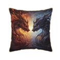 thumbnail image 1 of Haiem Red And White Beast Print Velvet Soft Solid Decorative Square Throw Pillow Covers Set with Elegant Piping Christmas Cushion Case for Sofa Bedroom Car-18"x18", 1 of 8