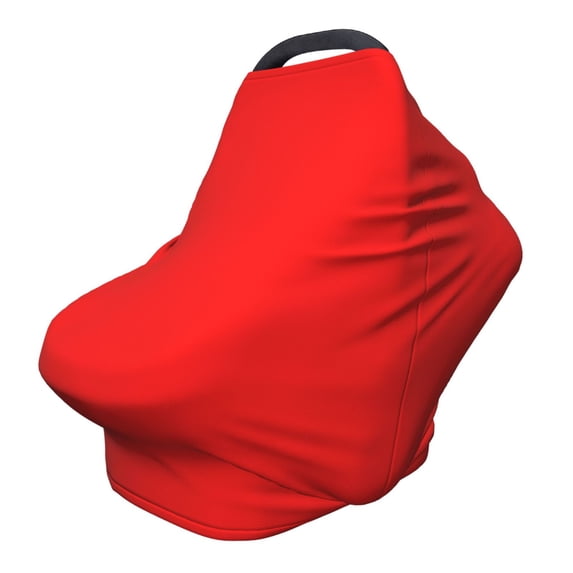Haiem Red Baby Nursing Cover & Nursing Poncho - Multi Use Cover for Baby Car Seat Canopy, Stroller Cover, 360°Full Privacy Breastfeeding Coverage