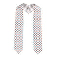 thumbnail image 1 of Haiem Red Blue Polka Dots Pattern Graduation Stole 2024 | Premium Satin Sash for Graduation Ceremony, 1 of 7
